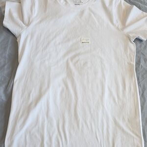 Time and Tru Classic White Maternity Tee